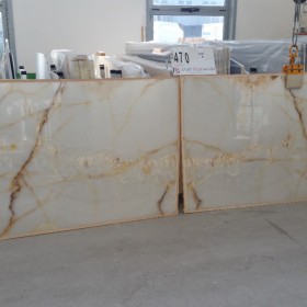 ONICE BIANCO GOLD VEIN  2 cm