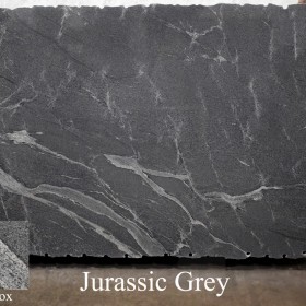 JURASSIC GREY DUAL FINISH - LEATHER/POLISHED  3 cm