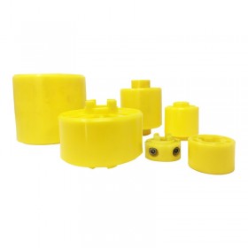 PLASTIC ROLLER FOR ROLLER CONVEYORS
