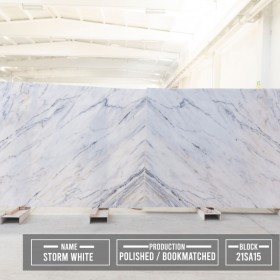 STORM WHITE SLABS  2 cm